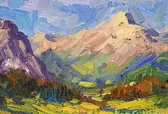 Ken Gillespie, Bow Valley Area, 1995, oil on canvas board