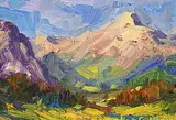 Ken Gillespie, Bow Valley Area, 1995, oil on canvas board