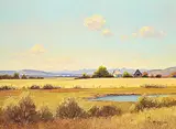 Roland Gissing, Alberta Farm, 1961, oil on canvas