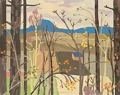 Colin D. Graham, Traceries, 1995, oil on canvas