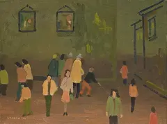 Colin D. Graham, Nightscape, 1996, oil on canvas
