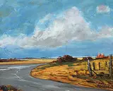 Hans Herold, Kindersley, 1974, oil on wood board