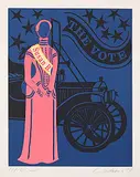 Robert Indiana, Susan B [Mother of Us All] #47/150, 1977, colour silkscreen on paper