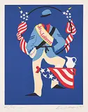 Robert Indiana, Jo the Loiterer [Mother of Us All] #43/150, 1977, colour silkscreen on paper