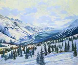 Ian Jamieson, Alpine Spring, 1985, oil on canvas