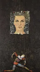 Tony Kew, Still Life on Cork, 1983, oil on canvas