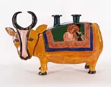 Zbigniew Stanley Kupczynski, Untitled - Beacon of the Meadow, painted ceramic sculpture