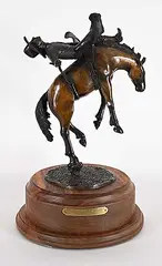 Art Calling Last, High and Handsome #6/24, 1991, bronze sculpture