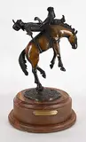 Art Calling Last, High and Handsome #6/24, 1991, bronze sculpture