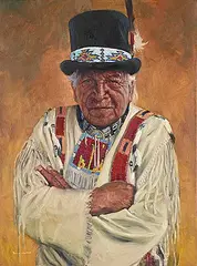Doug Levitt, Grandpa, 2009, oil on canvas
