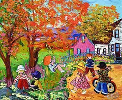 Change of Season by Katerina Mertikas, acrylic on wood board, sold Dec 2025