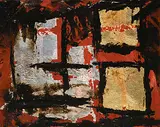 Edward Michell, Life's Goals, mixed media on wood board