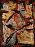 Edward Michell, Canadian Calm, mixed media on wood board