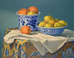 Tom Miller, Lemons and Oranges, 1999, acrylic on canvas