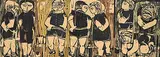 Katie von der Ohe, The Nursery, 1957, colour relief print on paper