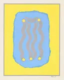 Katie von der Ohe, Untitled - Silver Tresses, 1981, silkscreen on paper