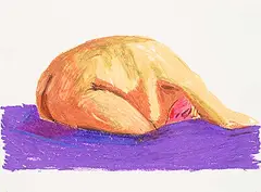 Erik Olson, Untitled [0023], 2015, pastel on paper