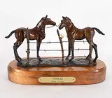 Bob Parks, Troubles #10/35, bronze sculpture