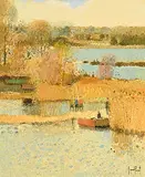 Gerard Passet, Autumn, oil on canvas