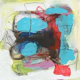 Alex Peck-Whyte, Abstract Fabric 3, mixed media on canvas