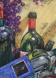 Karin Richter, Vino Nobile, pastel on paper