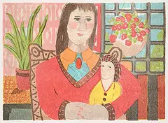 John Harold Thomas Snow, Matilda #30/45, 1986, colour lithograph on paper