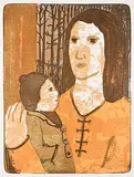 John Harold Thomas Snow, Ralpo #10/50, colour lithograph on paper