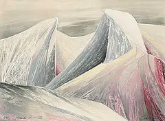 Yosemite Series III #7/60 by Roslyn Sheinfeld Swartzman, colour etching on paper, sold Dec 2025