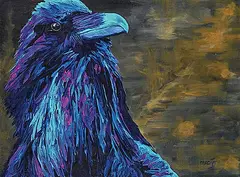 Untitled - The Lover Boy by Mady Thiel-Kopstein, acrylic on canvas, sold Dec 2025