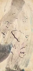 Mary L. Thomson, Untitled - Swirling Bits, 1979, acrylic on canvas