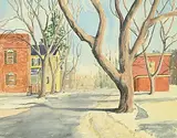 Mildred Valley Thornton, Untitled - Looking Down the Lane