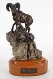 Don Toney, Big Horns on the Rimrock #2/70, 2000, bronze sculpture