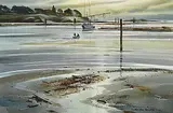 Brian Travers-Smith, Picking Up Crew, 1980, watercolour on paper