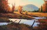 Robert Edward Wood, Untitled - Little Red River Valley, oil on canvas