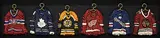 Patrick Amiot, Original Six Hockey Jerseys, ceramic sculptures