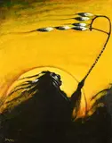Dale Auger, The Healer, 1998, acrylic on canvas