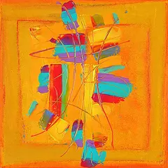 Lee Beames, Oriental Dancer, acrylic on canvas