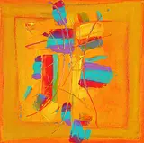 Lee Beames, Oriental Dancer, acrylic on canvas
