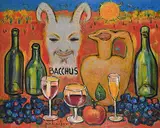 Paul-Vanier Beaulieu, Bacchus, 1991, oil on canvas