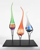 . Bee Kingdom, Untitled - Earth, Water and Fire, glass sculptures