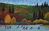 William Roy Brownridge, The Pond Beneath the Hill, 2010, acrylic on canvas