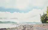 Simon H. Camping, Untitled - Beach Scene, watercolour on paper