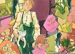 Claudette Castonguay, The Timid Boy, 2000, acrylic on canvas