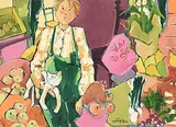 Claudette Castonguay, The Timid Boy, 2000, acrylic on canvas