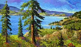 Rod Charlesworth, Midsummer Vines [Okanagan], oil on canvas