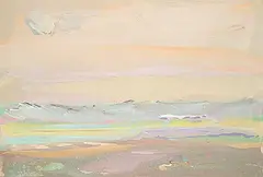 Ken Christopher, Untitled - Landscape, Soft Horizon, 1983, acrylic on canvas
