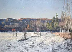 Chris S. Flodberg, Edworthy Park, Morning, 2020, oil on canvas