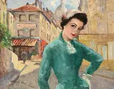 Pál Fried, Carmen, oil on canvas