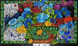 Joanne Gauthier, Fleurir Enternellement, mixed media on canvas