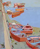 Robert Genn, Concarneau Pattern 3 [Brittany], oil on canvas board